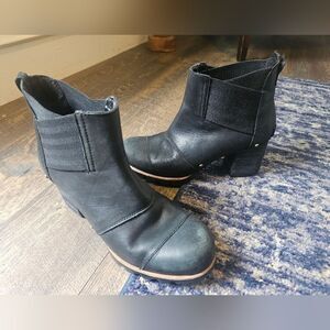 Sorel Black Addington Boots Sz 7.5